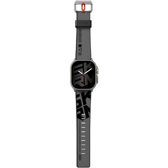 Skinarma Band Spunk Apple Watch Ultra pewter green (Materiale sintetico, Silicone), Cinturini per orologi, Verde