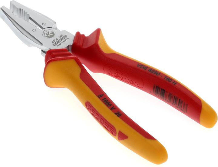 Actual product image Gedore VDE 8250GEDORE VDEPower Combination Pliers Sheath Insulation (190 mm)