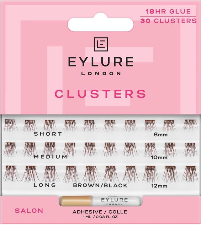 Actual product image Trisa Künstliche Wimpern Eylure Clusters Brown/Black (Artificial eyelashes)