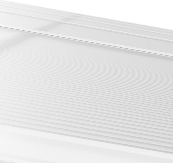 Image du produit Juskys Aluminium Terrassendach Borneo 5,5x3m mit Doppelsteg-Platten - Weiss