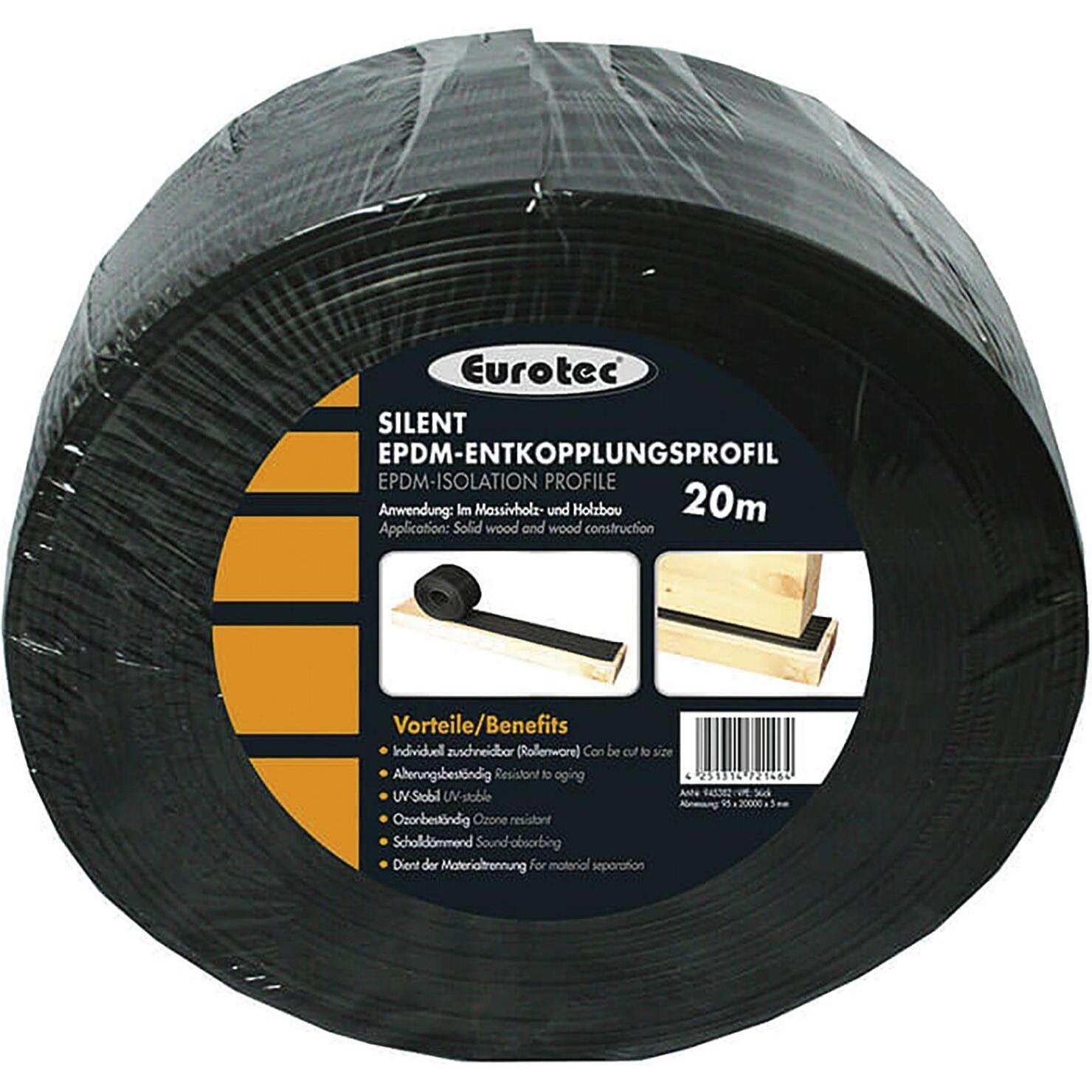 Eurotec, Baubeschläge + Holzverbinder, Schalldämmband SILENT (1 Stk.)