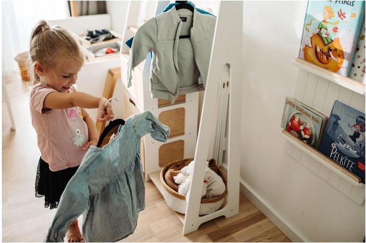 Produktbild Duck Woodworks Kindergarderobe mit Schubladen