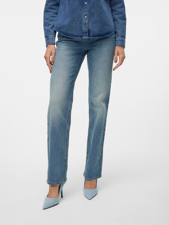 Immagine prodotto Vero Moda VMTESSA Hohe Taille Gerade geschnitten Jeans Weit geschnitten (W29/L32)