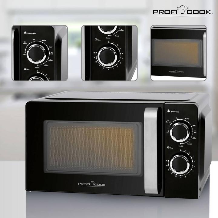 Immagine prodotto Bomann PC-MWG 1208 Arbeitsplatte Grill-Mikrowelle, Edelstahl (17 l)