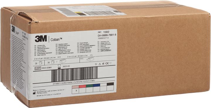 3M Coban Bande élastique auto-adhésive 5.1cmx4.57m couleur chair