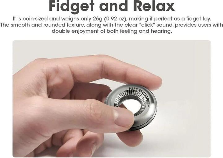 Produktbild Nitecore Halo10 Titanium Curve Measure Ring