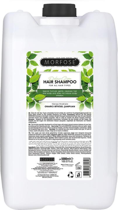 Produktbild Morfose Deluxe Green Hair Shampoo 5000ml (5000 ml, Flüssiges Shampoo)