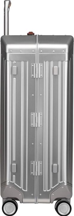 Actual product image Piquadro Ultra Slim Medium Suitcase Gray/Leather (75 l)
