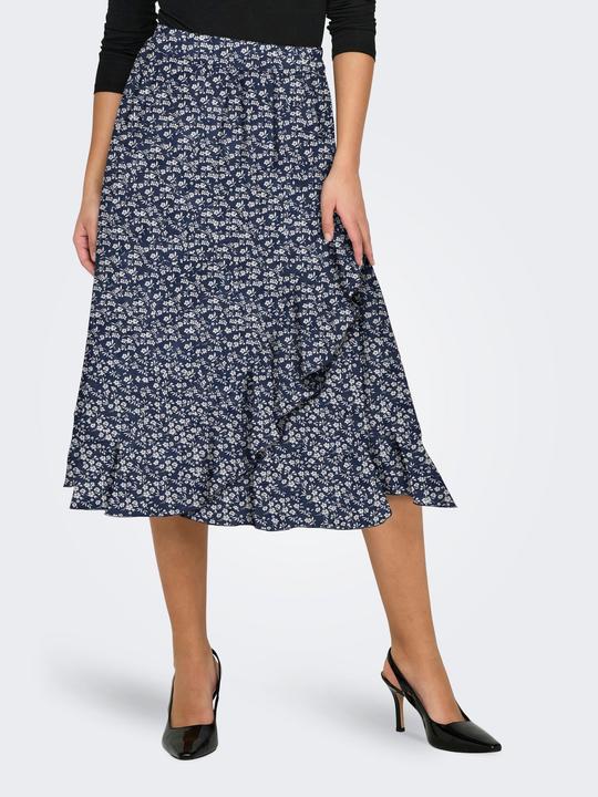 Actual product image Only Patterned midi skirt Skirt (L)