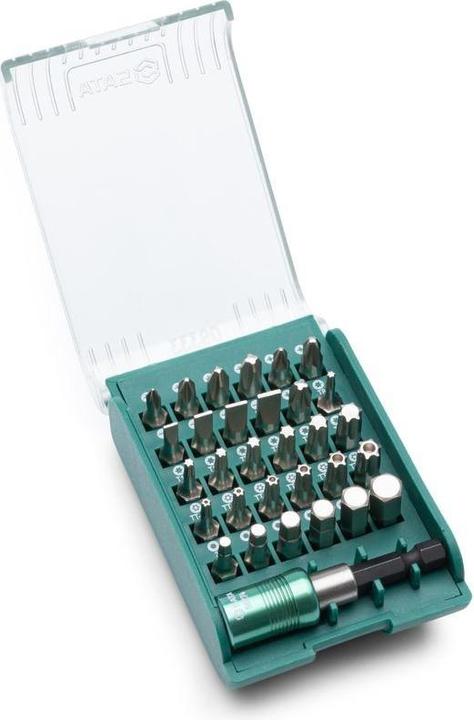 Produktbild SATA 31 Tlg. 1/4" Bit Set mit magnetischem Schnellwechsel-Bithalter (Bit-Adapter)