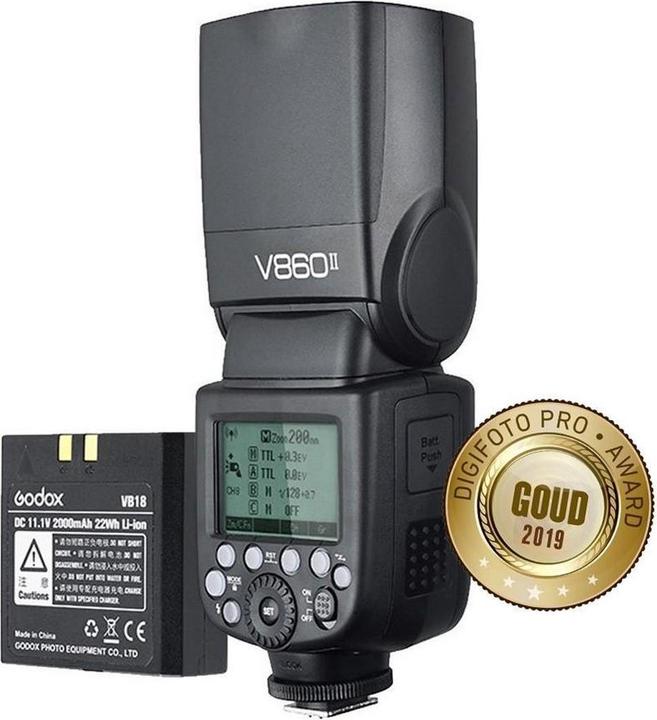 Productafbeelding Godox V860II Nikon (Bevestigbare flitser, Nikon)