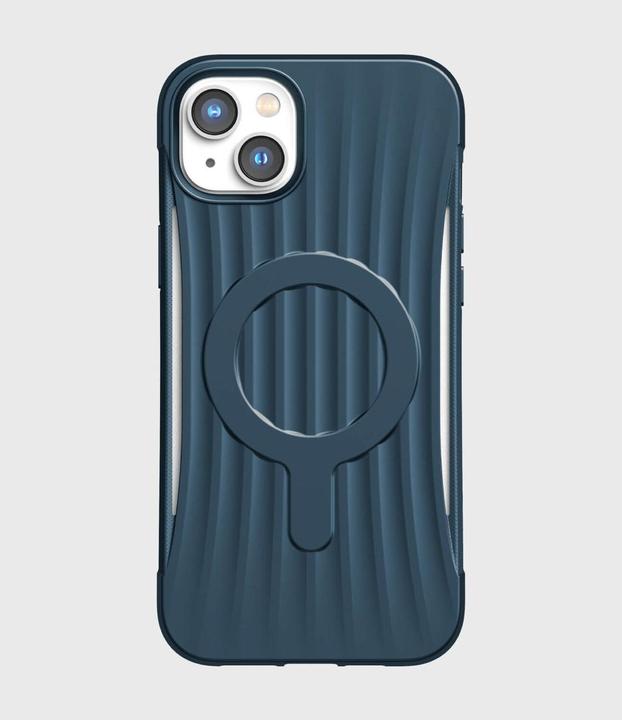 Produktbild X-Doria Raptic Clutch Case für iPhone 14 Plus mit blauer MagSafe-Abdeckung (Apple iPhone 14 Plus)