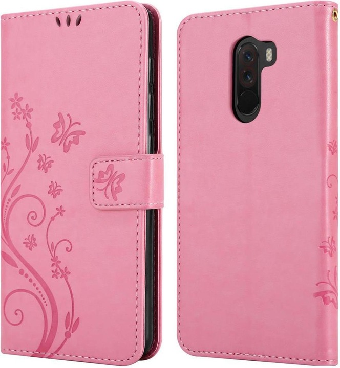 Produktbild Cadorabo Flower Book Cover (Xiaomi Pocophone F1)