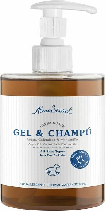 Actual product image Alma Secret GEL-CHAMPÚ suave con argán, caléndula & manzanilla 500 ml (Liquid shampoo, 500 ml)