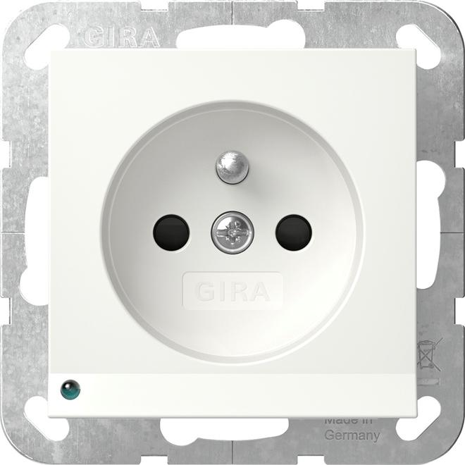 Gira, Steckdose, 448903 Steckd. Erdstift LED-Leuchte