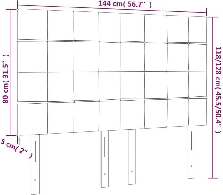 Produktbild VidaXL Rome (144 x 5 x 128 cm)