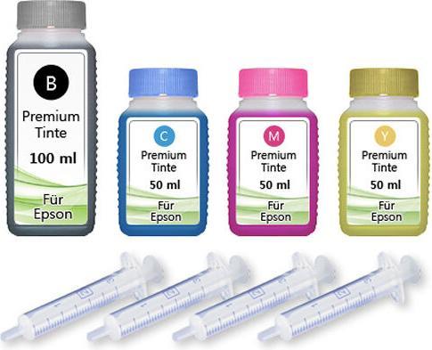 Produktbild Druckfuxx 250ml NACHFÜLL TINTE für EPSON Stylus SX125 SX130 SX230W SX235W SX420W