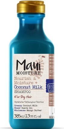 Image du produit Maui shampooing nourrissant pour cheveux secs + lait de coco 385 ml (385 ml, Shampoing liquide)