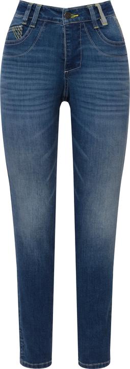 Immagine prodotto Laurasøn Slim-Jeans, 5-Pocket, Saum mit TurnUp, mit recyceltem Polyester (Banda radio 38 (2600 MHz))