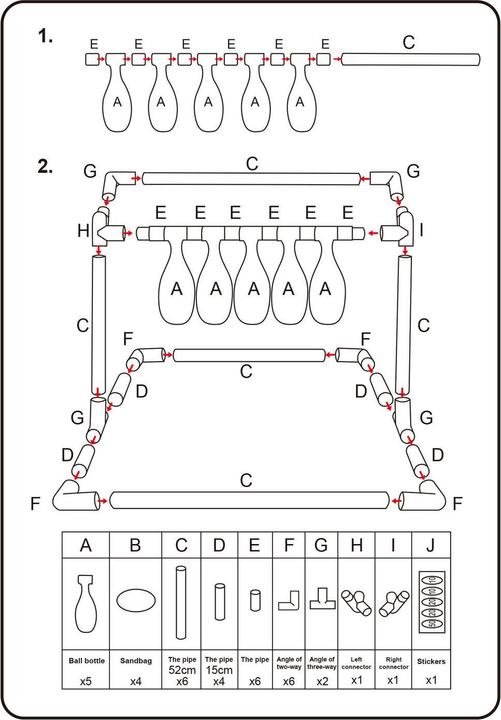 Actual product image Yoho Toy Throwing game with scoring target
