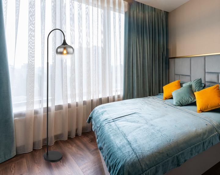 Productafbeelding Globo Vloerlamp Maxy zwart mat 1xE27 (E27)