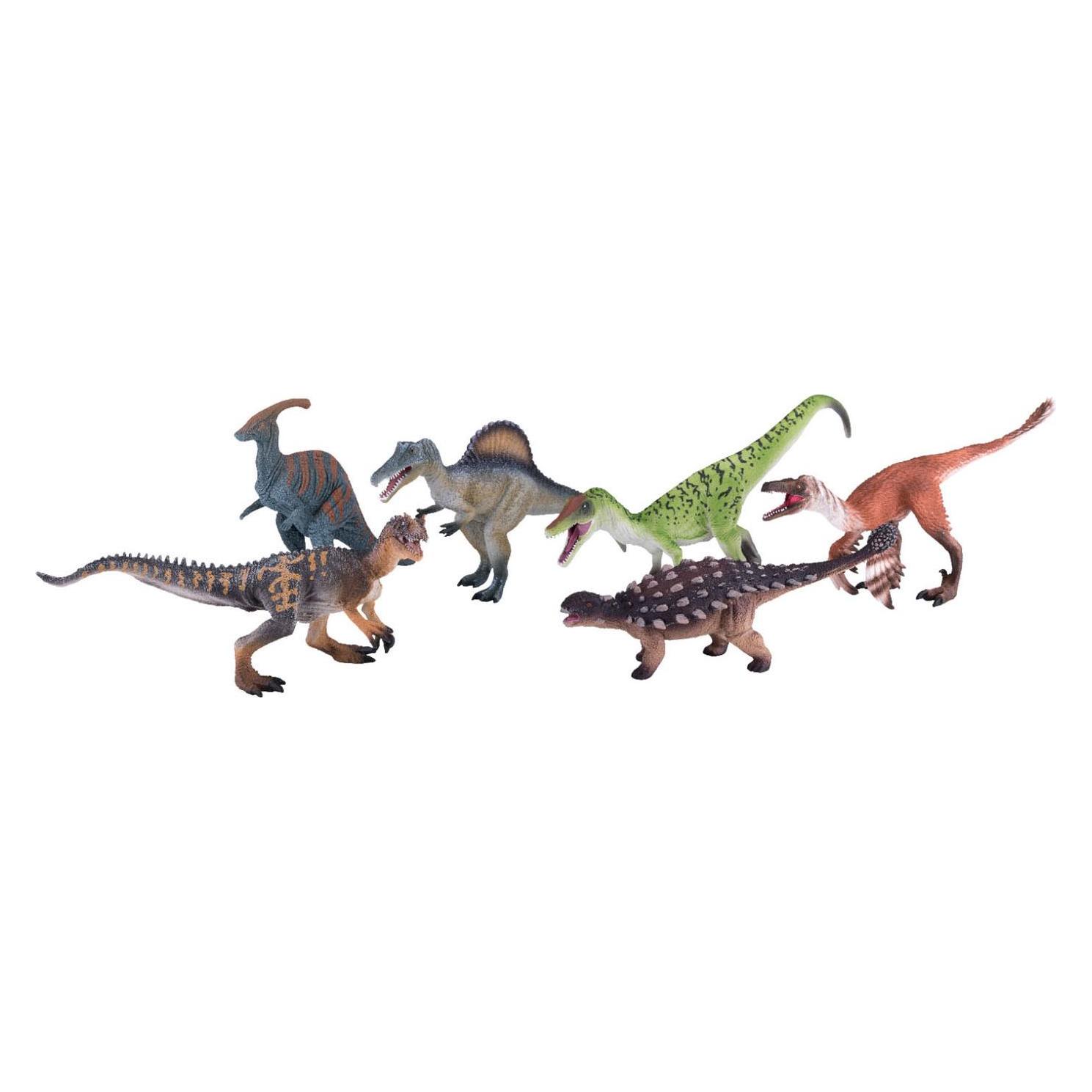 Q Mojo Prehistorie Luxe Dinosaurus Speelset, 6-delig. - 38002