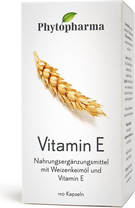 Produktbild Phytopharma Vitamin E (110 Stück, Kapseln, 100 g)