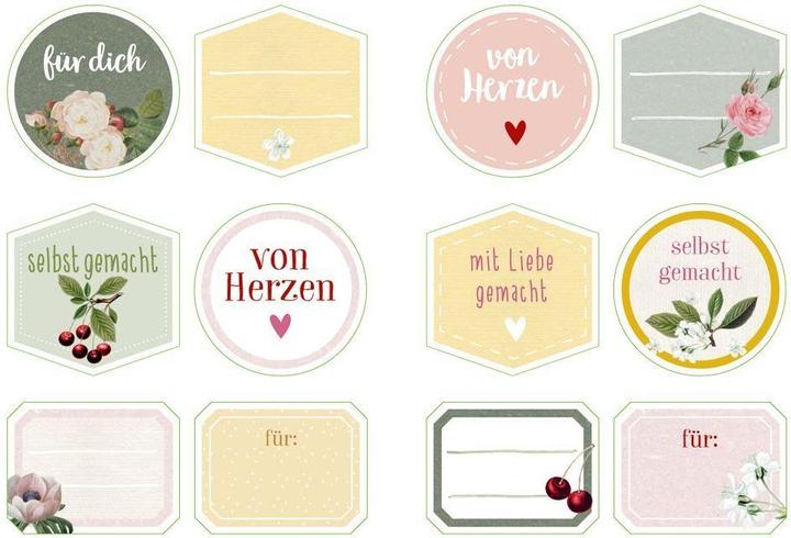 Produktbild Deko-Sticker, Kirschen (Küchenpapeterie (100 Sticker)
