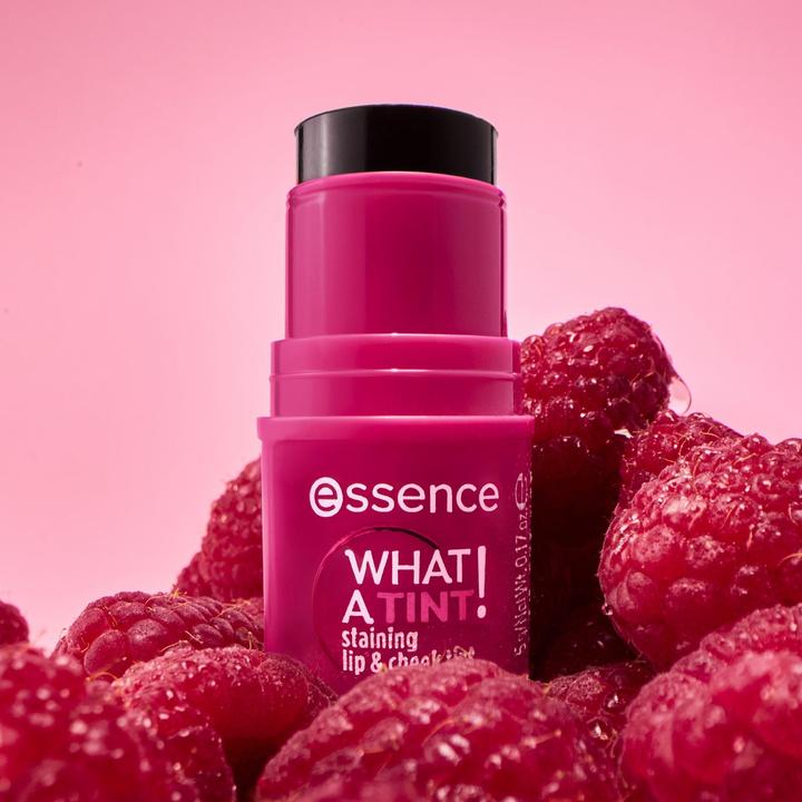 Immagine prodotto essence WHAT A TINT! tinta per labbra e guance (10 Vibrazioni di lampone)
