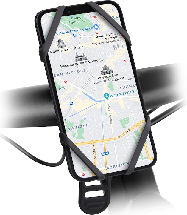 Immagine prodotto SBS Portacellulare in silicone fino a 6,5" per bicicletta/scooter