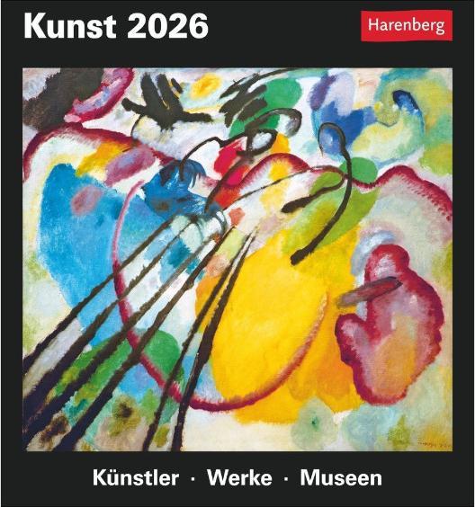 Produktbild Harenberg Kunst Tagesabreisskalender 2026 - Kulturkalender - Künstler, Werke, Museen (Harter Einband, Deutsch)