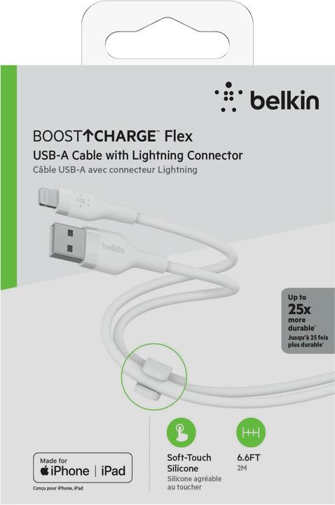 Produktbild Belkin USB-Ladekabel Boost Charge Flex USB A - Lightning 2 m (2 m)