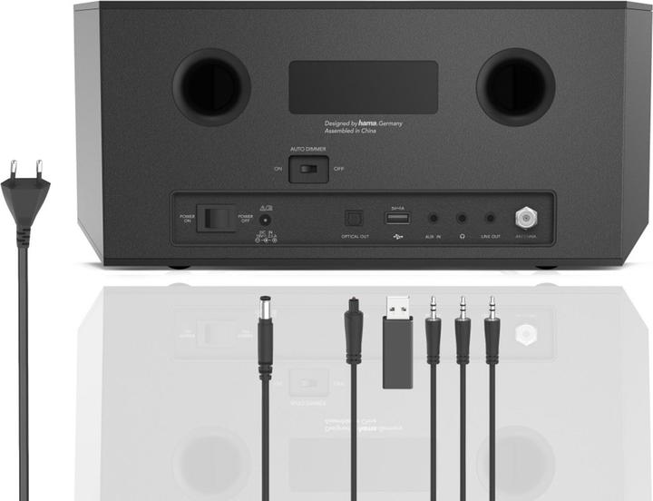 Immagine prodotto Hama DIR3510SCBTX (Web radio, DAB, Bluetooth, WiFi)