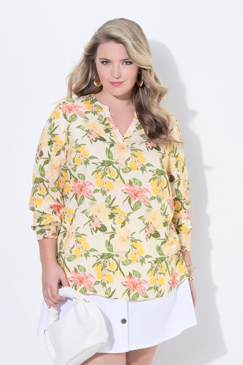 Produktbild Miamoda Bluse, Regular Fit, Muster, Langarm (50)