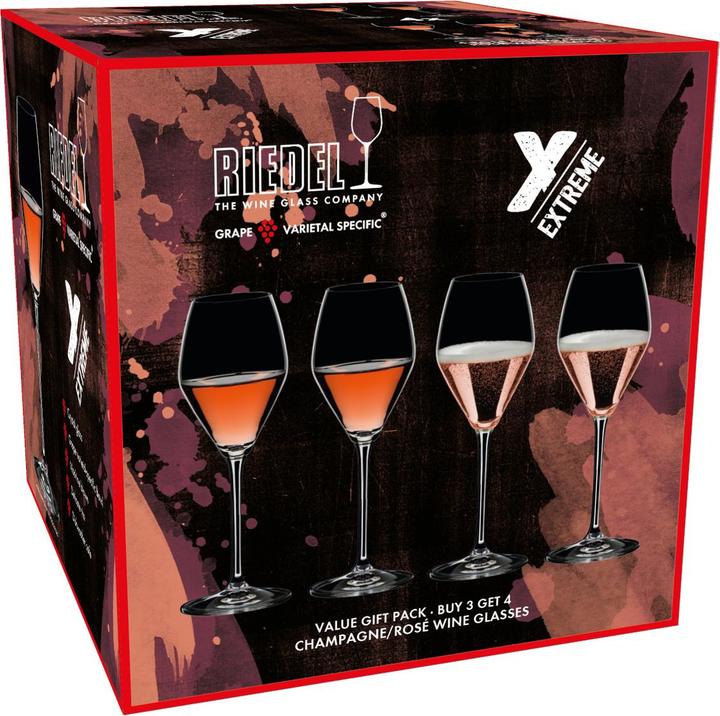 Produktbild Nachtmann Rosé/Champagne Pay 3 Get 4 (32.20 cl, 4 Gläser, Sektgläser)