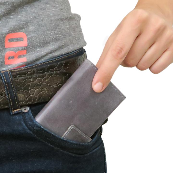 Actual product image SecWal 1 Kreditkartenetui Geldbörse RFID Leder 9 cm