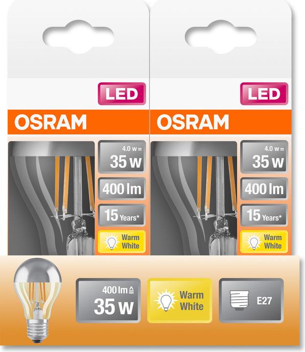 Productafbeelding Osram Ster Klassieker A (E27, 4 W, 400 lm, 1 x, F)
