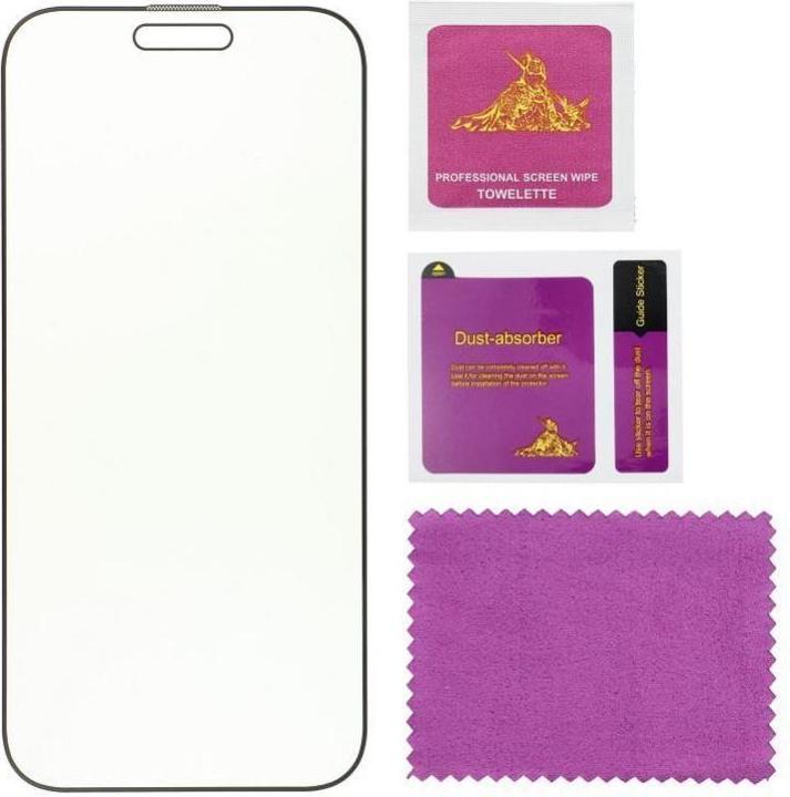 Actual product image OG Protective glass Shuijia Glass - for Iphone 15 Plus / 16 Plus black (Apple iPhone 15 Plus, Apple iPhone 16 Plus)