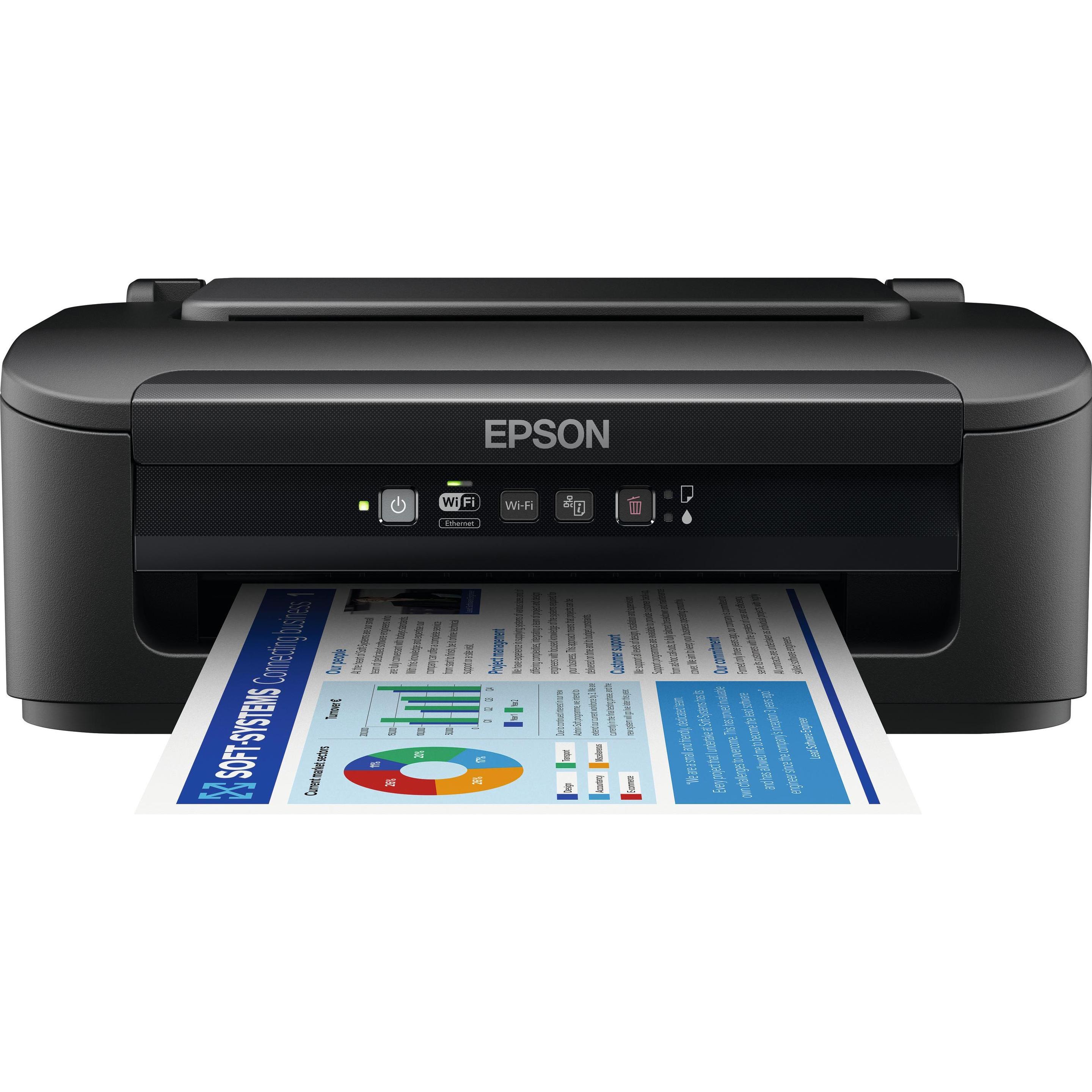 Thumbnail - Epson WorkForce WF-2110W (Tintenpatrone, Farbe), Drucker, Schwarz