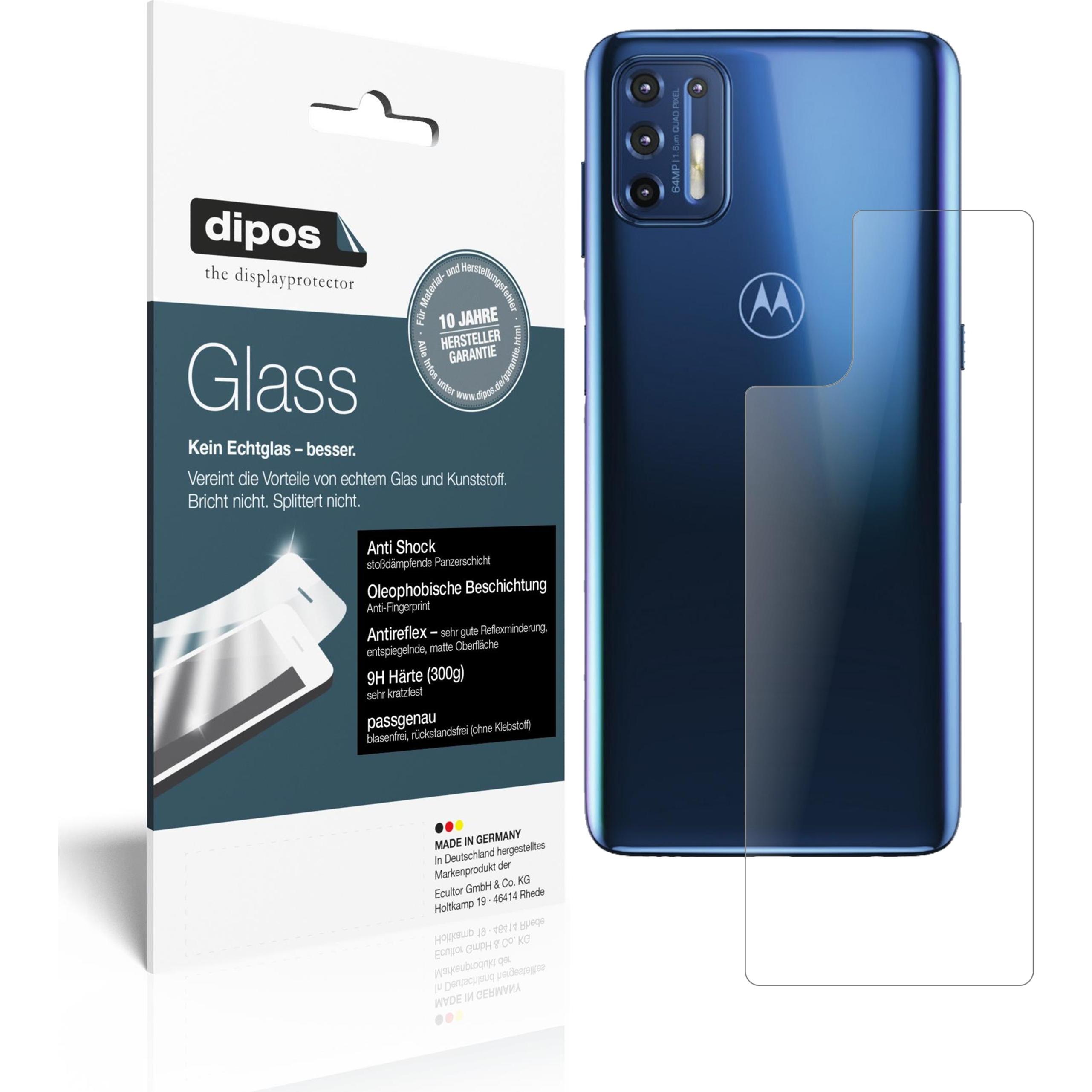 Dipos Displayschutz Anti-Shock (2 Stück, Motorola Moto G9 Plus), Smartphone Schutzfolie, Transparent