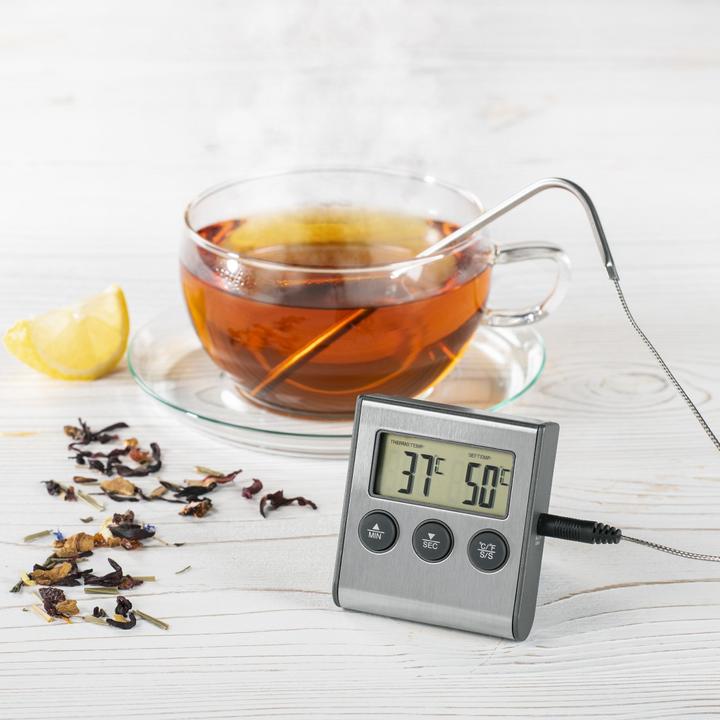 Produktbild Xavax Back-/Bratenthermometer Digitales Bratenthermometer mit Timer, Kabelsensor