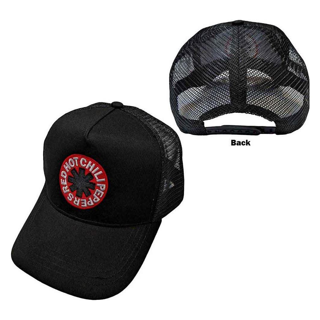 Red Hot Chili Peppers, Cap, Inverse Asterisk Mesh-Back Cap, Schwarz