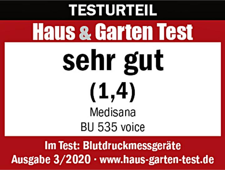 Produktbild Medisana BU 535 Voice (Blutdruckmessgerät Oberarm)