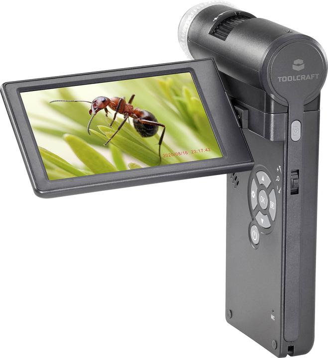 Actual product image Toolcraft Microscope Camera Dicro Mobile 12MP 4" LCD