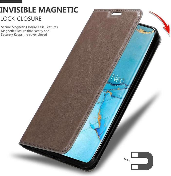 Productafbeelding Cadorabo Boek Onzichtbare Magneethoes (Oppo Find X2 Pro)