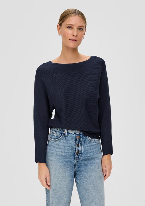 Image du produit s.Oliver Strickpullover Strickpullover mit Fledermausarm (48)