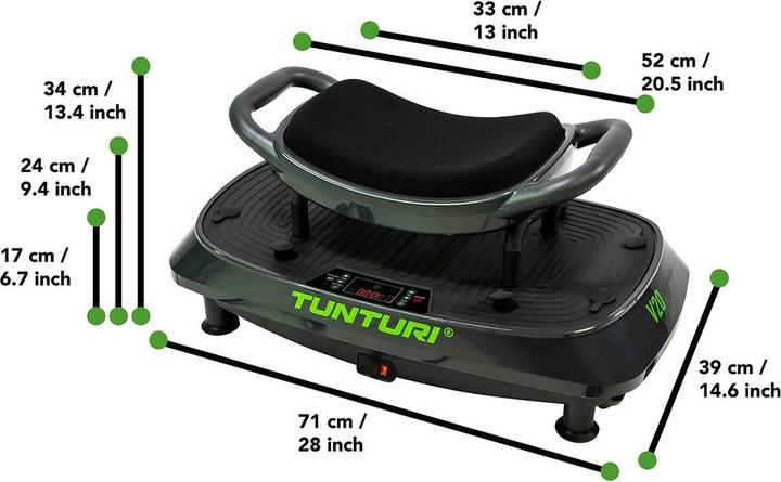 Productafbeelding Tunturi Cardio Fit Vibrationsplatte V20
