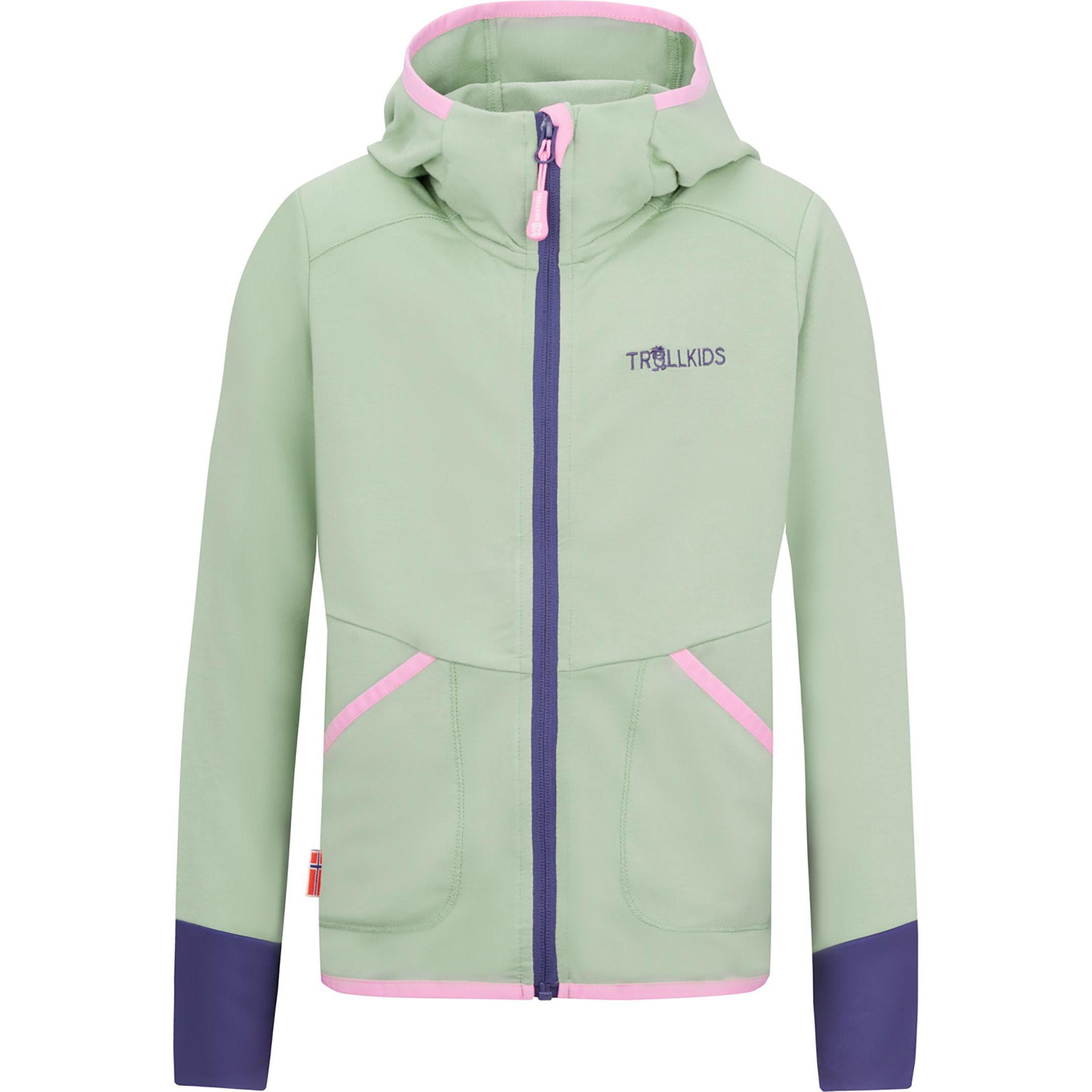 Trollkids, Unisex, Jacke, Girl's Saltfjord Jacket (176), Grün, 176
