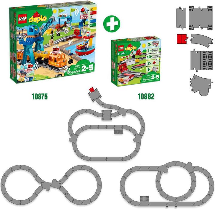 Actual product image LEGO Railway rails (10882)