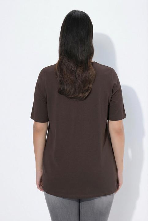 Actual product image Ulla Popken Essential Square Neck Stretch Tee (42, 44)